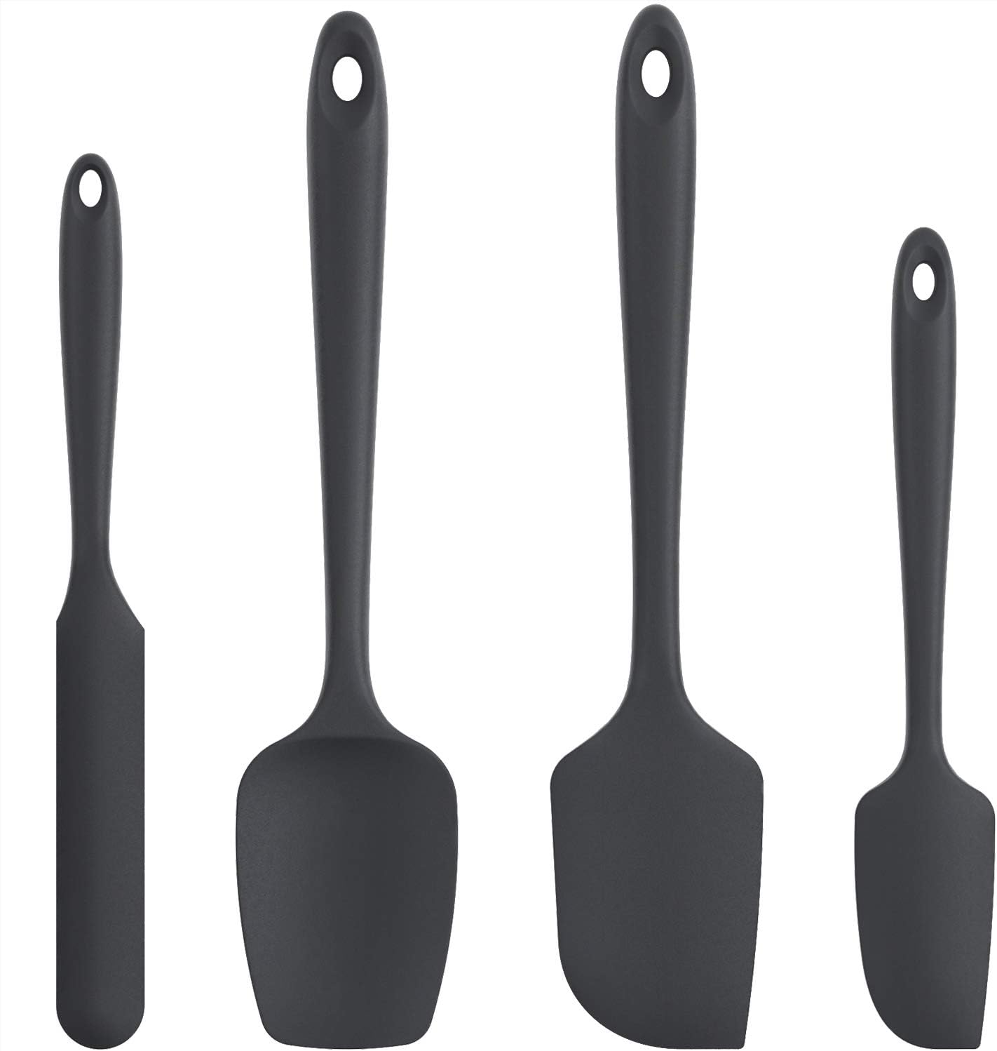 Silicone Spatula Set with 600 Degrees Fahrenheit Heat Resistant
