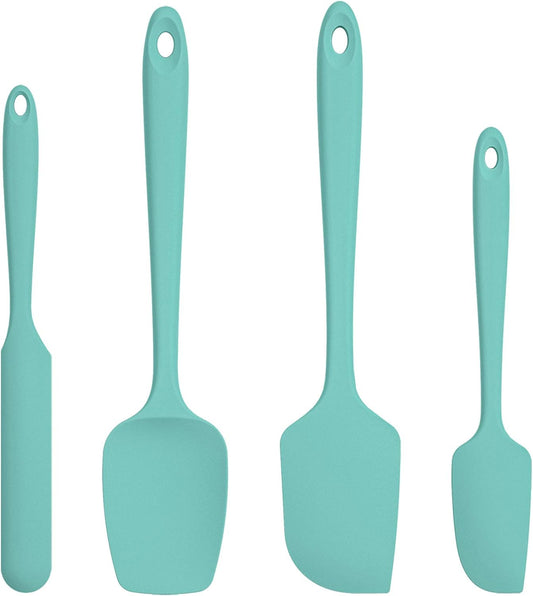 Silicone Spatula Set with 600 Degrees Fahrenheit Heat Resistant