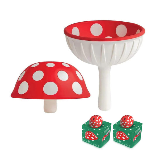 Mushroom Funnel for Kitchen，Cute Foldable Silicone Mini Funnel for Filling Bottles，Fun Kitchin Gadgets ( 2pcs ）